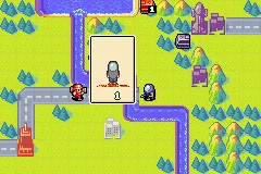 Advance Wars 2: Black Hole Rising Game Boy Advance An enemy unit takes over one of our buildings.