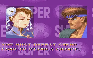 Super Street Fighter II Turbo DOS Beaten