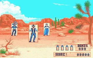 Buffalo Bill&#x27;s Wild West Show Atari ST No point accusing the graphics of looking like cardboard cut-outs