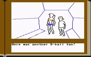 Lane Mastodon vs. the Blubbermen Commodore 64 He felt excited and aroused -- Here was another B-ball fan!