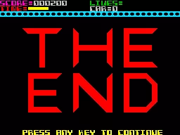 Automania ZX Spectrum The end