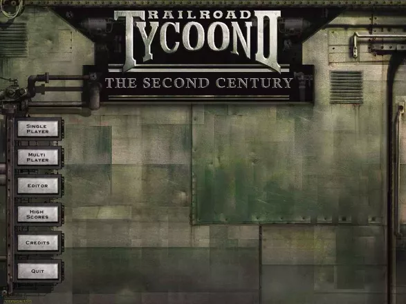 Railroad Tycoon II: The Second Century Windows Main Menu