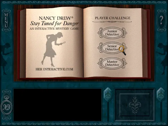 Nancy Drew: Stay Tuned for Danger Windows Difficulty selection