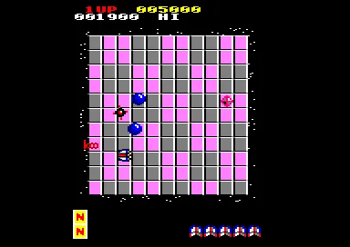 Motos Amstrad CPC 1000 points for knocking the diamond off
