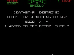 Star Wars ZX Spectrum End of wave bonus