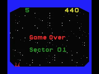 Beamrider MSX Game Over