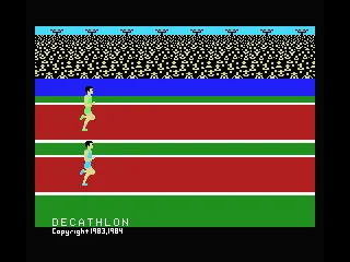 The Activision Decathlon MSX Openings screen