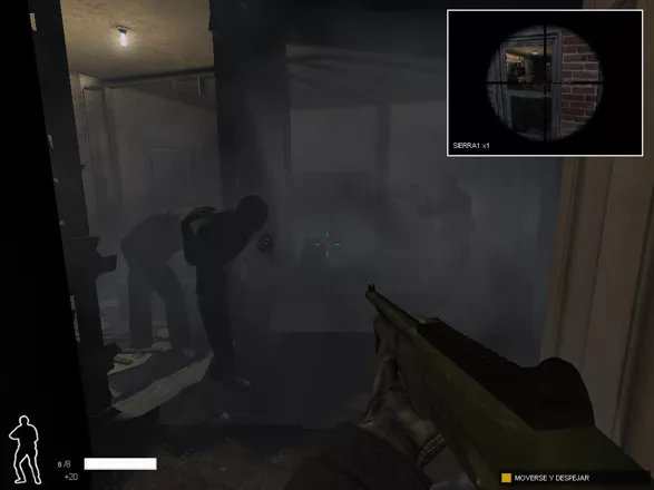 SWAT 4 Windows Gas grenade (also the sniper vision that informs about a room)