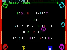 Who Said That? ZX Spectrum Each level has a different saying