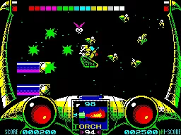 Extreme ZX Spectrum Under the attack of grouped flying creatures
