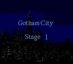 Batman TurboGrafx-16 Stage 1