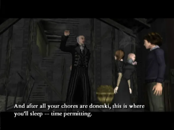 Lemony Snicket&#x27;s A Series of Unfortunate Events GameCube Lame pre-rendered Cutscenes