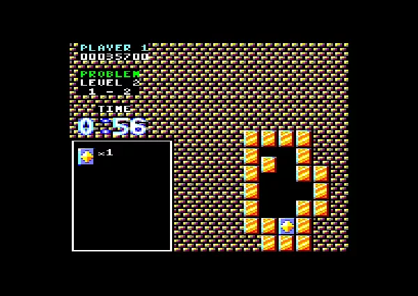 Puzznic Amstrad CPC Uh oh, one piece left; guess I&#x27;m stuck