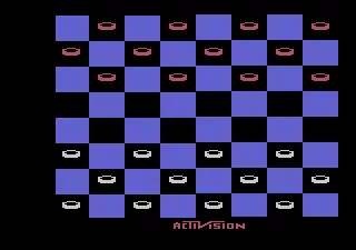 Checkers Atari 2600 The beginning screen