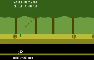 Pitfall! Atari 2600 Score has reached 20,000 points... now eligible to take a Polaroid snapshot of the TV screen and send it to Activision to receive the &#x22;Explorer&#x27;s Club&#x22; patch and join the team of Pitfall enthusiasts!