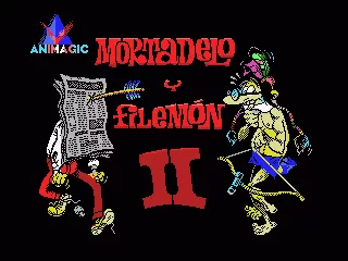 Mortadelo y Filem&#xF3;n II: Safari Callejero MSX Title Screen