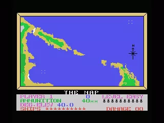 Beach-Head MSX The Map