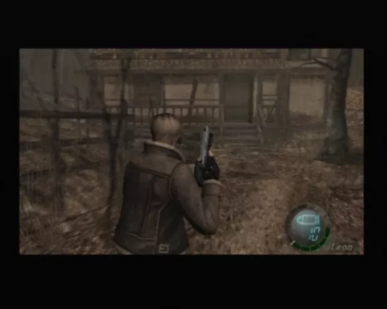 Resident Evil 4 PlayStation 2 A cabin... there must be some friendly people nearby