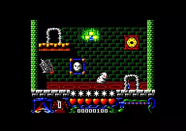 The Addams Family Amstrad CPC This is not a friendly ghost