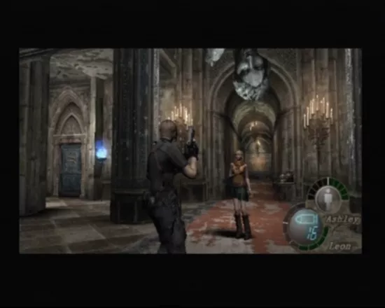 Resident Evil 4 PlayStation 2 When Ashley is with you, you will have to take care of her whereabouts and health bar all the time
