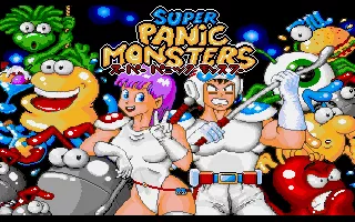 Super Panic Monsters DOS Title Screen