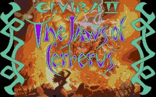 Elvira II: The Jaws of Cerberus Atari ST Title screen