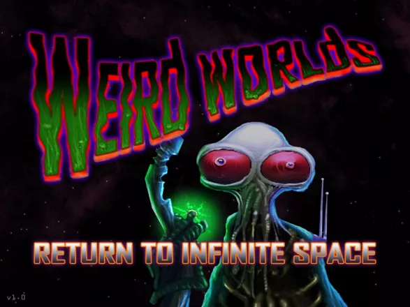 Weird Worlds: Return to Infinite Space Windows Title Screen