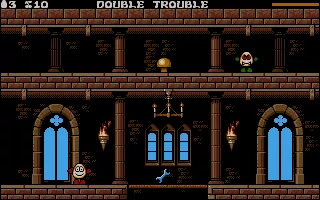 Dizzy: Prince of the Yolkfolk Atari ST Double trouble.