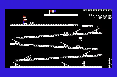Cannonball Blitz VIC-20 Beginning the first level