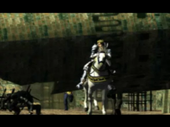 Soul Blade PlayStation Falling Towers. Siegfried escapes from a siege in the beautiful CGI intro.