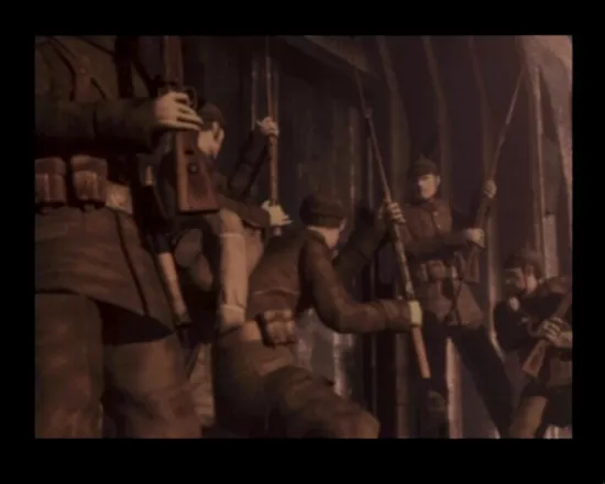 Shadow Hearts: Covenant PlayStation 2 German soldiers prepping to storm in