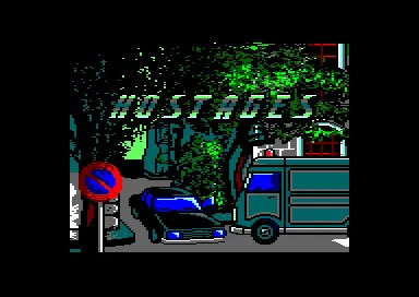 Hostage: Rescue Mission Amstrad CPC Title screen