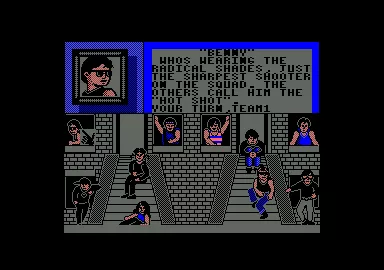 Street Sports Basketball Amstrad CPC One of the available players