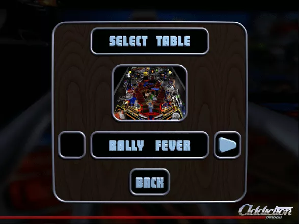 Addiction Pinball Windows Select table - Rally Fever