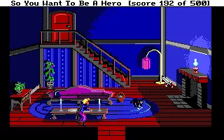 Hero&#x27;s Quest: So You Want to Be a Hero DOS The thief can break into some houses and steal valuable items