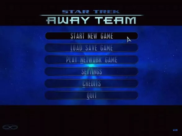 Star Trek: Away Team Windows Main menu