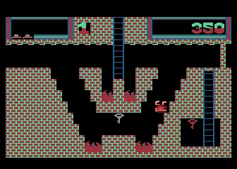Montezuma&#x27;s Revenge Atari 8-bit Falling to my death
