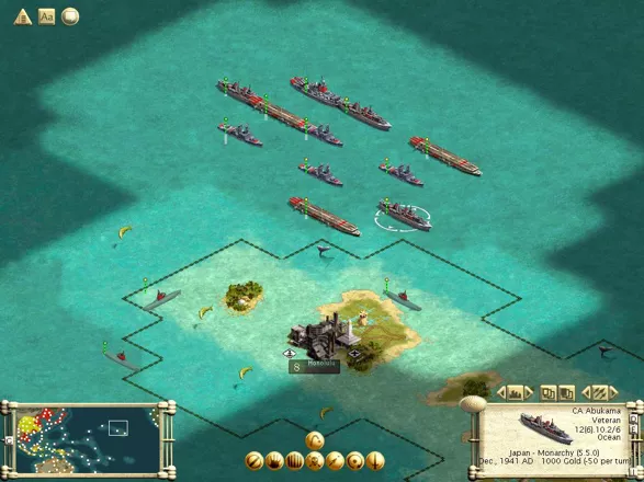 Sid Meier&#x27;s Civilization III: Conquests Windows The Japanese fleet