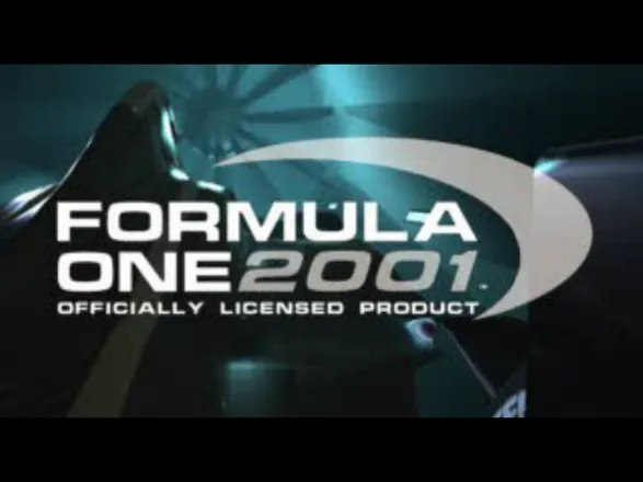 Formula One 2001 PlayStation Title screen.