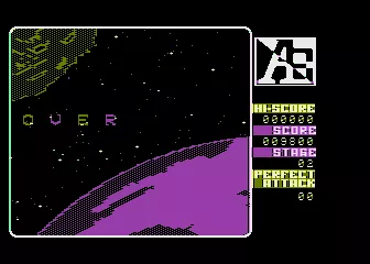 A.E. Atari 8-bit Game Over