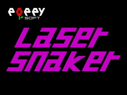Laser Snaker ZX Spectrum Loading screen