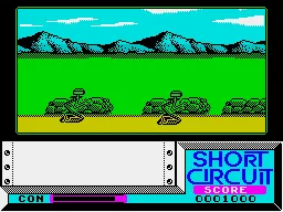 Short Circuit ZX Spectrum Shoot the other robot