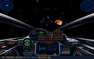 Star Wars: X-Wing - B-Wing DOS Enemy fighter destroyed