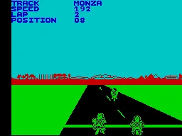 Speed King 2 ZX Spectrum There&#x27;s the finishing line