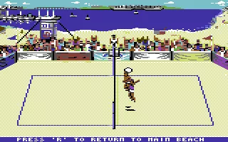 Kings of the Beach Commodore 64 Training with a teammate