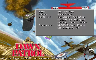 Title screen and credits in VGA (low-res) mode