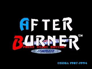 After Burner II SEGA 32X Title screen