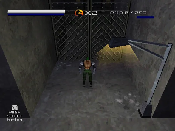 Mortal Kombat: Special Forces PlayStation The beginning of the Level 1: Warehouse.