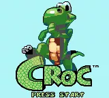 Croc Game Boy Color Title Screen