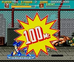 Sonic Blast Man SNES Super Attack